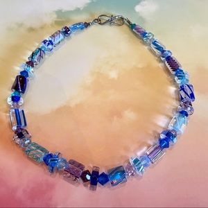 Handcrafted Glass Bead Necklace